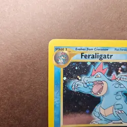 Feraligatr 5/111 Pokemon Neo Genesis Holo Rare Card - MP - Image 2