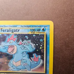 Feraligatr 5/111 Pokemon Neo Genesis Holo Rare Card - MP - Image 3
