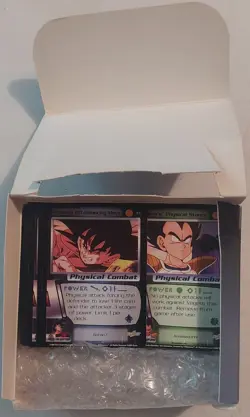 Dragonball Z CCG Saiyan Saga Box With Over 400 Loose Cards Inside See Descriptio - Image 2