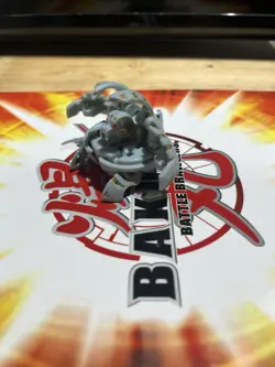 BAKUGAN Blade Tigrerra B2 440g Gray Haos BATTLE BRAWLERS With Free Random Card! - Image 2