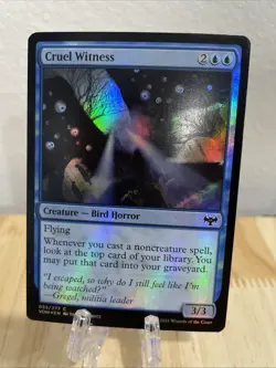 MTG Cruel Witness FOIL #055/277 Innistrad: Crimson Vow Common NM/M - Image 1