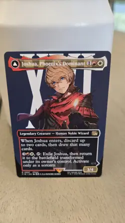 Joshua Phoenix's Dominant Borderless 0397 Final Fantasy MTG Non-foil FFXVI - Image 1
