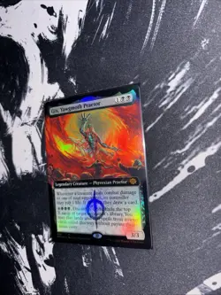 Gix, Yawgmoth Praetor (Extended Art) The Brothers' War Foil - Image 1