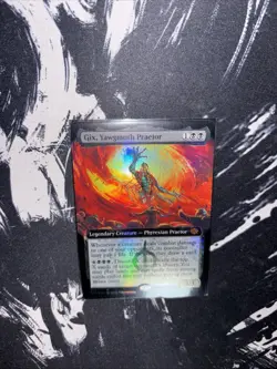 Gix, Yawgmoth Praetor (Extended Art) The Brothers' War Foil - Image 2