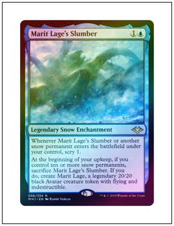 1x Marit Lage's Slumber, Foil, Magic the Gathering MTG NM - Image 1