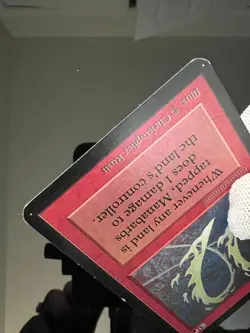 Magic the Gathering MTG Alpha MANABARBS LP (Beta Bob) - Image 5