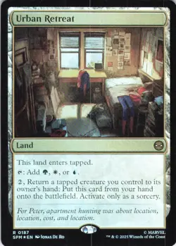 MTG Urban Retreat (187) | NM Foil | Spider-Man {SPM} - Image 2