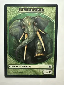 Elephant Token Duel Decks: Garruk vs. Liliana Regular Magic: The Gathering LP/NM - Image 1