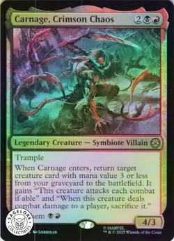MTG Carnage, Crimson Chaos (125) | NM Foil | Spider-Man {SPM} - Image 1
