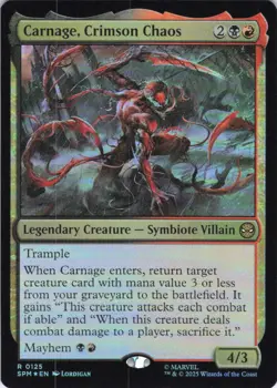 MTG Carnage, Crimson Chaos (125) | NM Foil | Spider-Man {SPM} - Image 2