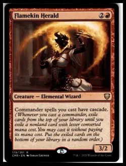 Commander Legends #665 Flamekin Herald (Extended Art) - Image 1