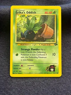 2000 Pokemon Erika's Oddish Gym Challenge Set Unlimited 70/132 WOTC - Image 1