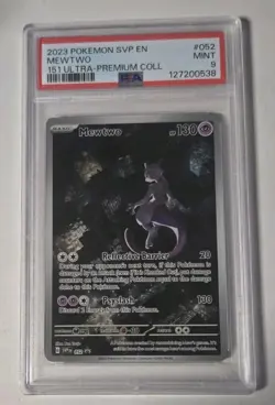 Pokemon Mewtwo TCG Black Star Promos SVP052 #52 PSA 9 - Image 1
