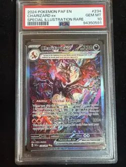 Charizard ex 234/091 SV: Paldean Fates Holo PSA 10 Pokemon - Image 1