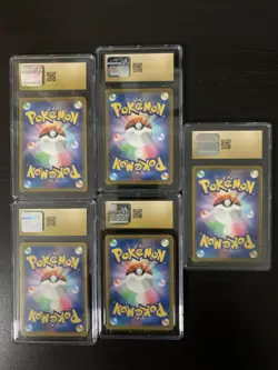 Qty 5 X CGC 10 PRISTINE Pokemon Pikachu 020/M-P McDonald's Promo Japanese 2025 - Image 2