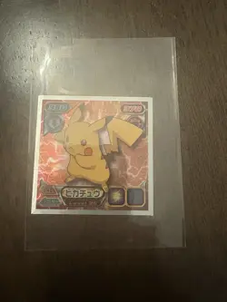 Pikachu Metallic Seal Retsuden Sticker AB3 Japanese 2008 Pokemon US SELLER NM - Image 1