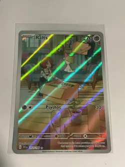 Pokemon: Scarlet & Violet Base Set *Foil* Ralts (211/198) Illustration Rare - Image 1