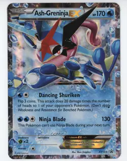 Ash-Greninja EX (Oversize) Pokemon XY Black Star Promo #XY133 - Image 1