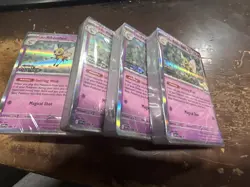 LOT OF (4) Lillie’s Ribombee 183 Journey Together SEALED Promo Deck Pokemon TCG - Image 1