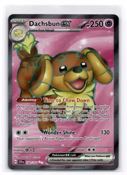 Dachsbun ex SV07: Stellar Crown - Pokemon NM 160/142 - Image 1