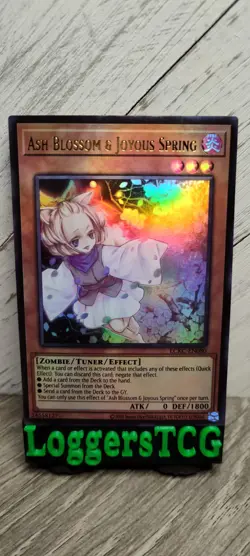 Yu-Gi-Oh! Ash Blossom & Joyous Spring / LCKC-EN080 UNLIMITED NM - Image 1