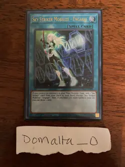 Yugioh Sky Striker Mobilize - Engage! MAMA-EN009 1st Edition Ultra Rare NM - Image 2