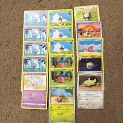 16 Pokemon Cards [Asako Ito] Crochet Yarn Art Lot - Image 1