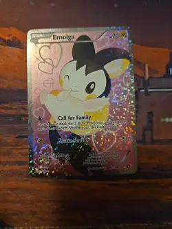 Pokemon TCG Emolga RC23/25 Full Art Rare Holo Card Legendary Treasures Near Mint - Image 1