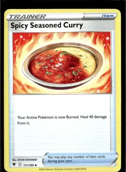 Pokemon Spicy Seasoned Curry 151/189 Astral Radiance Non Holo 5 Card Lot - Image 1