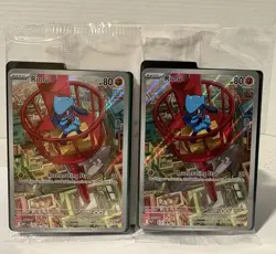 Mega Evolution Riolu Promo Sealed Two Pack 010 Sealed Lucario ETB Promo Cards - Image 1