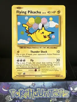 Pokemon Card Flying Pikachu 110/108 XY Evolutions Rare Non Holo Played - Image 1