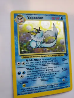 Vaporeon Jungle Set Holo Pokemon Card Base WOTC - Image 5