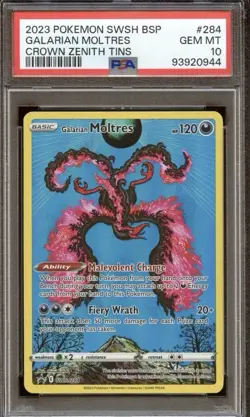 Galarian Moltres SWSH284 SWSH: Sword & Shield Promo Cards Holo - Image 1