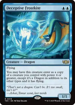 ~ Deceptive Frostkite ~ NM ~ Commander: Tarkir: Dragonstorm ~ MTG ~ - Image 1