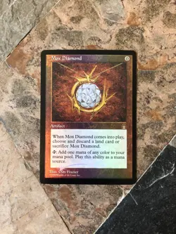 MTG - Mox Diamond - Stronghold - FOIL - Read - Art Alt - WATCH VIDEO OF ITEM!! - Image 1