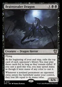 1x Brainstealer Dragon NM Eng MTG - Commander Outlaws of Thunder Junction - Image 1