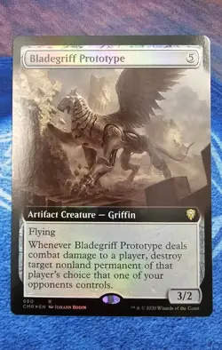 Bladegriff Prototype (Extended Art) Commander Legends Foil - Image 1