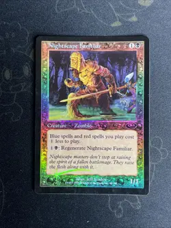 MTG Planeshift Set FOIL Nightscape Familiar NM-MT - Image 1