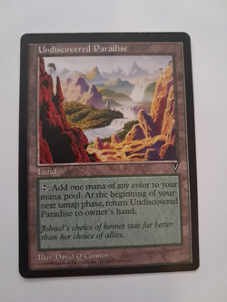 Undiscovered Paradise MP MTG Magic the Gathering Visions Reserved List - Image 1