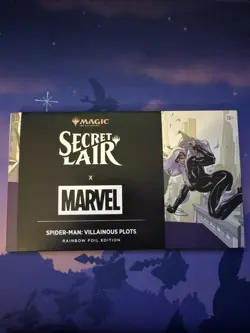 MTG Secret Lair X Spider-Man: Villainous Plots Rainbow Foil Edition *Sealed* - Image 1