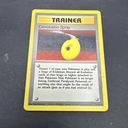 Pokemon Devolution Spray Base Set 72/102 Light Play LP - Image 1