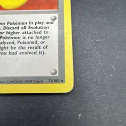 Pokemon Devolution Spray Base Set 72/102 Light Play LP - Image 3