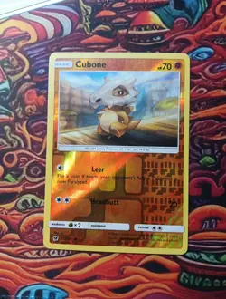 Cubone Basic HP 70 Brown Holo #52/111 Pokemon 2017 Card - Image 1