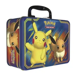 Pokemon: Fall 2018 Collector Chest Lunch Tin Pikachu & Eevee Sealed - Image 1