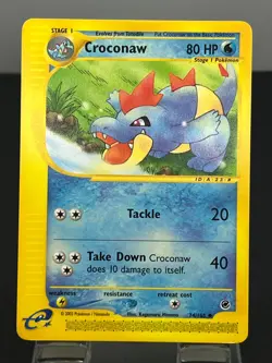 LP - Croconaw 74/165 - Pokemon TCG Vintage Expedition 2002 Uncommon - Image 1