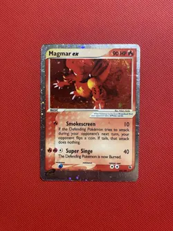 Magmar ex 100/109 Ruby and Sapphire Holo Pokemon Card TCG - Image 1