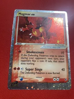 Magmar ex 100/109 Ruby and Sapphire Holo Pokemon Card TCG - Image 3