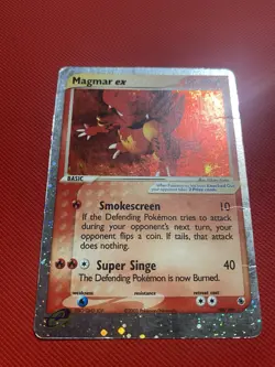 Magmar ex 100/109 Ruby and Sapphire Holo Pokemon Card TCG - Image 5