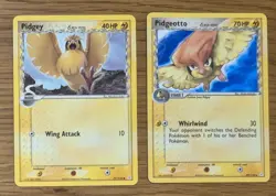 Pokemon Cards Pidgey Pidgeotto Set Ex Holon Phantoms /110 Rare - Image 1