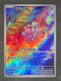Tinkatink - 216/193 Pokemon TCG Illustration Rare SV02: Paldea Evolved Near Mint - Image 1